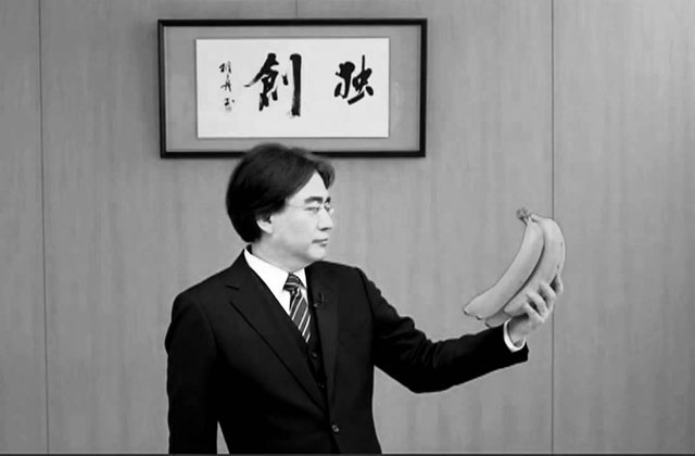 Satoru Iwata and bananas
