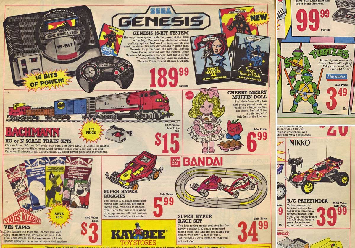 Kay Bee Toy Store Catalog 1989